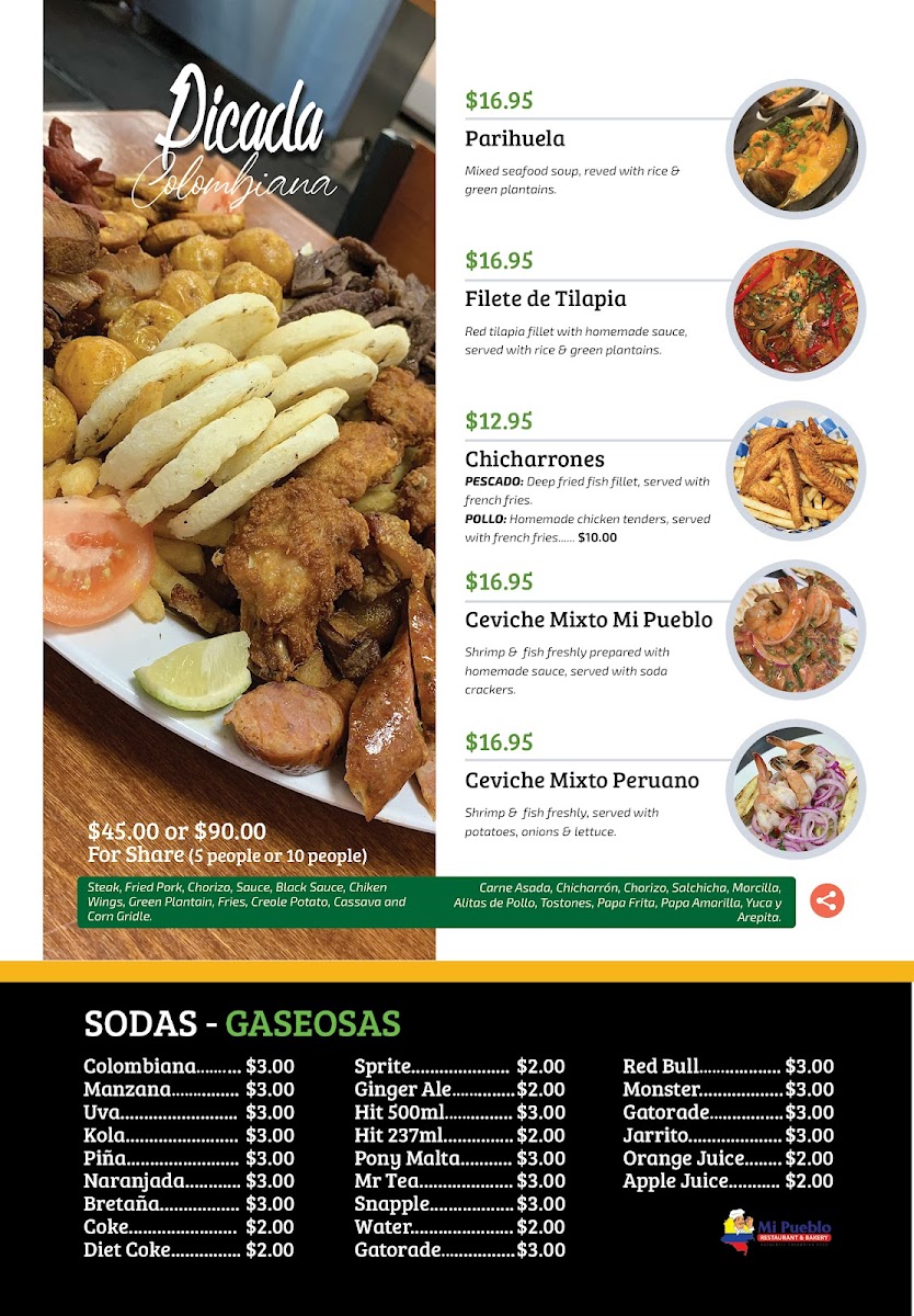 Mi Pueblo Restaurant & Bakery 2 Menu - Image 3